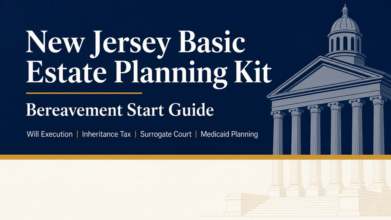 New Jersey Estate Planning Kit — Navigate the Inheritance Tax