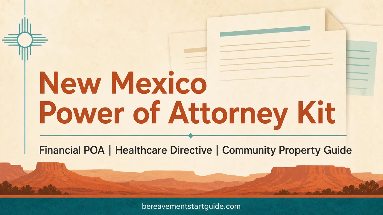 New Mexico Power of Attorney Kit — Before the Court Decides for You