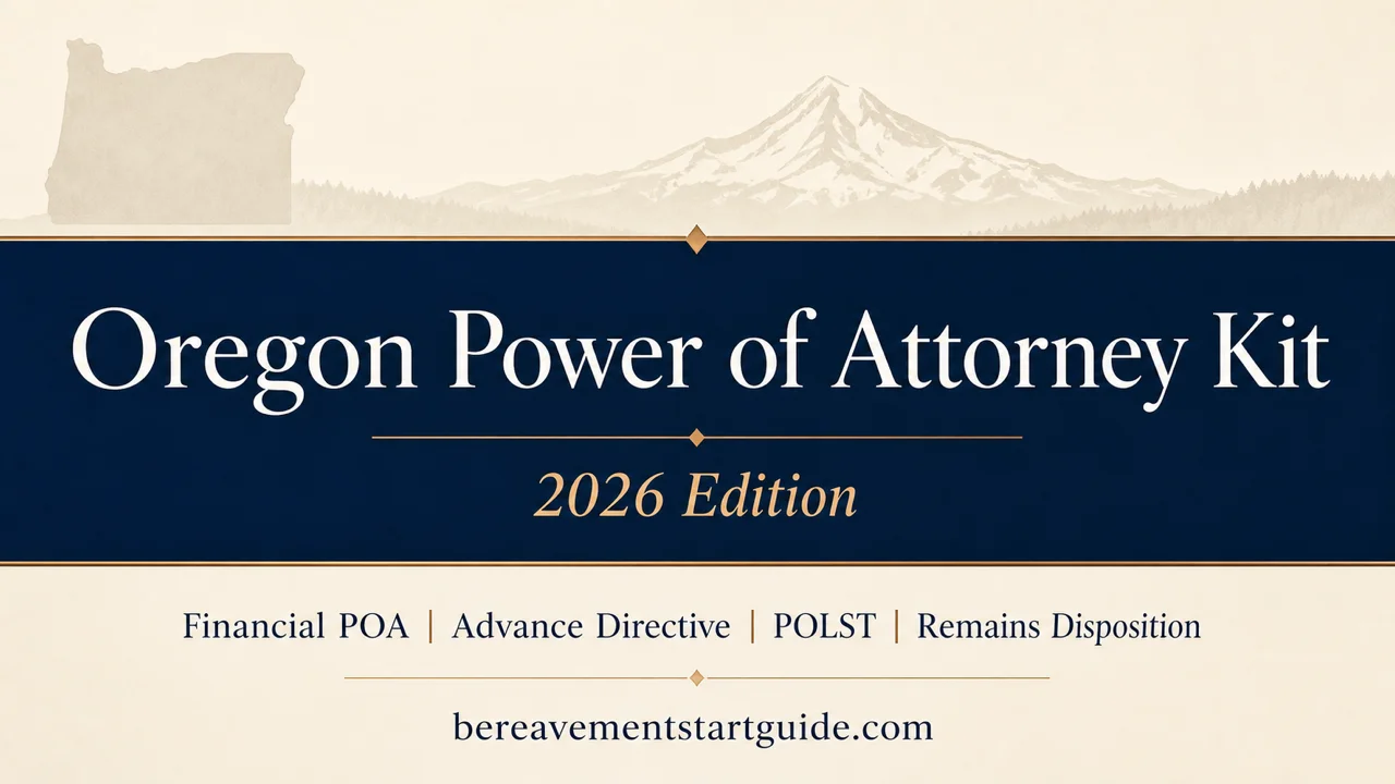 Oregon Power of Attorney Kit — Before the Court Decides for You