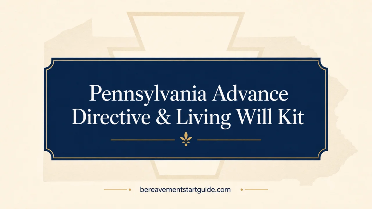 Pennsylvania Advance Directive Kit — Before the Default Hierarchy Decides