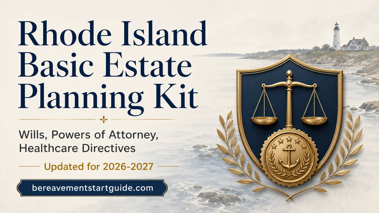 Rhode Island Estate Planning Kit — Wills, TOD Deeds & 39-Court Guide