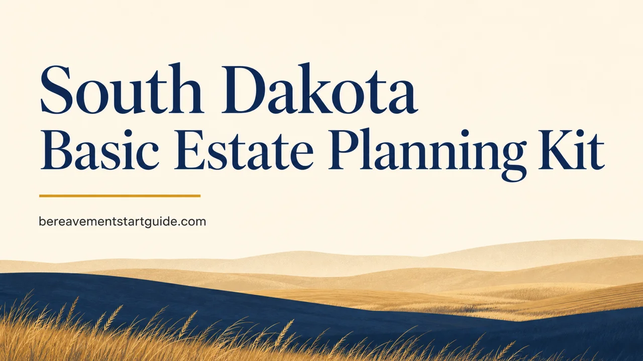 South Dakota Estate Planning Kit — Protect Your Home, Land, and Family