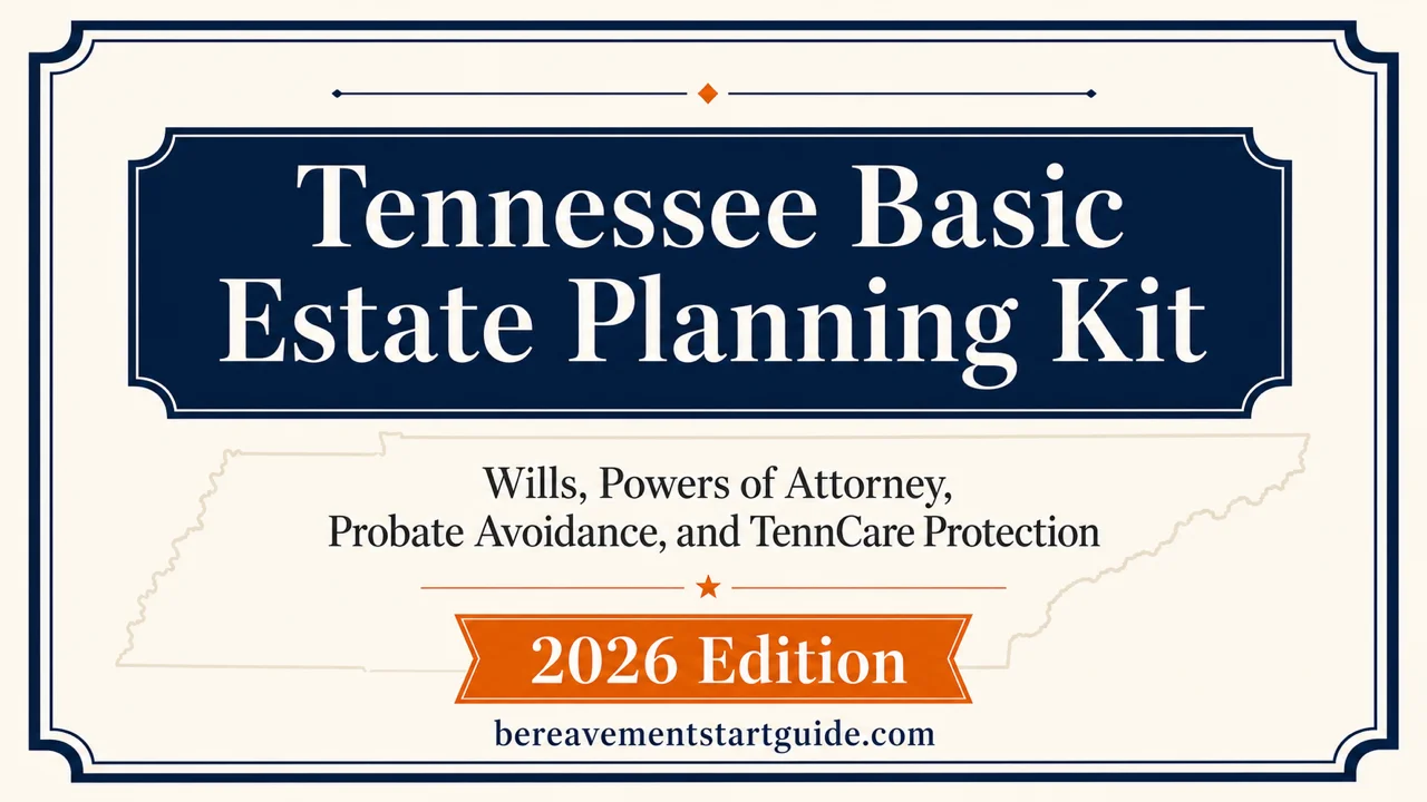 Tennessee Estate Planning Kit — No TOD Deeds, No Guesswork