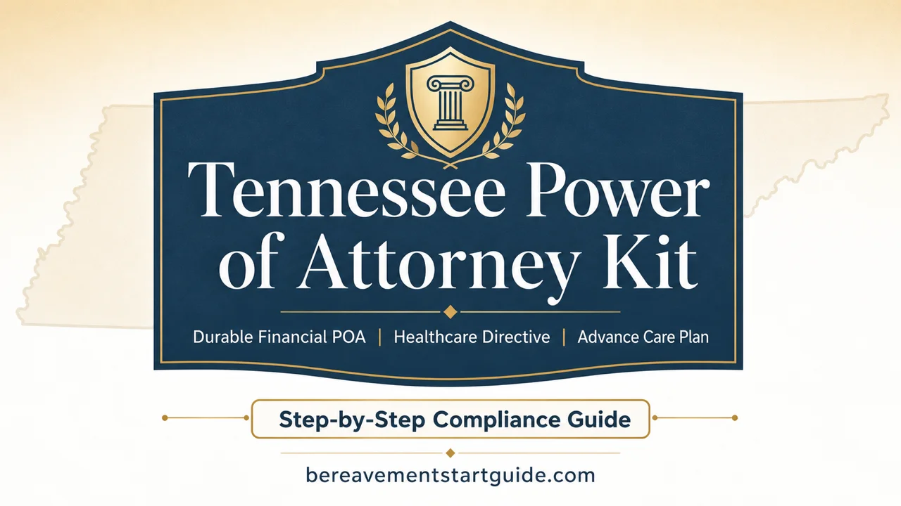 Tennessee Power of Attorney Kit — Documents Banks Accept