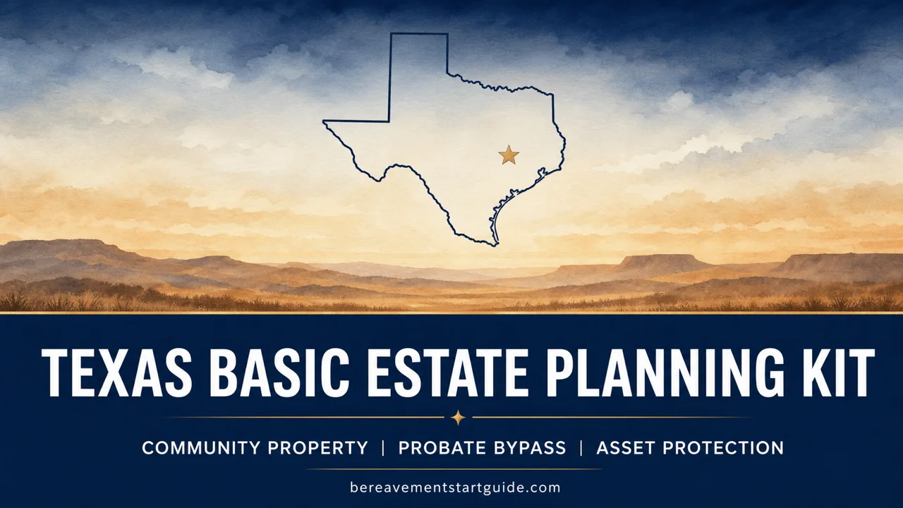 Texas Estate Planning Kit — Community Property & Probate Bypass