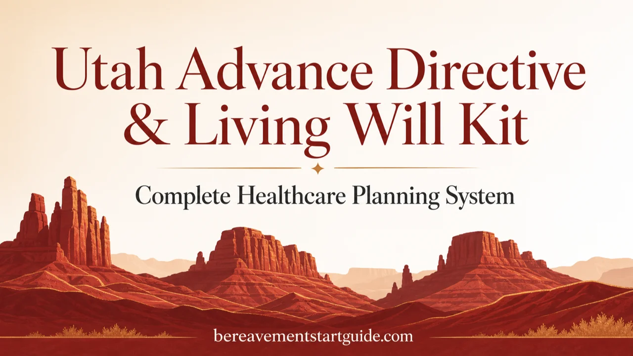 Utah Advance Directive & Living Will Kit — One Document, Complete Control