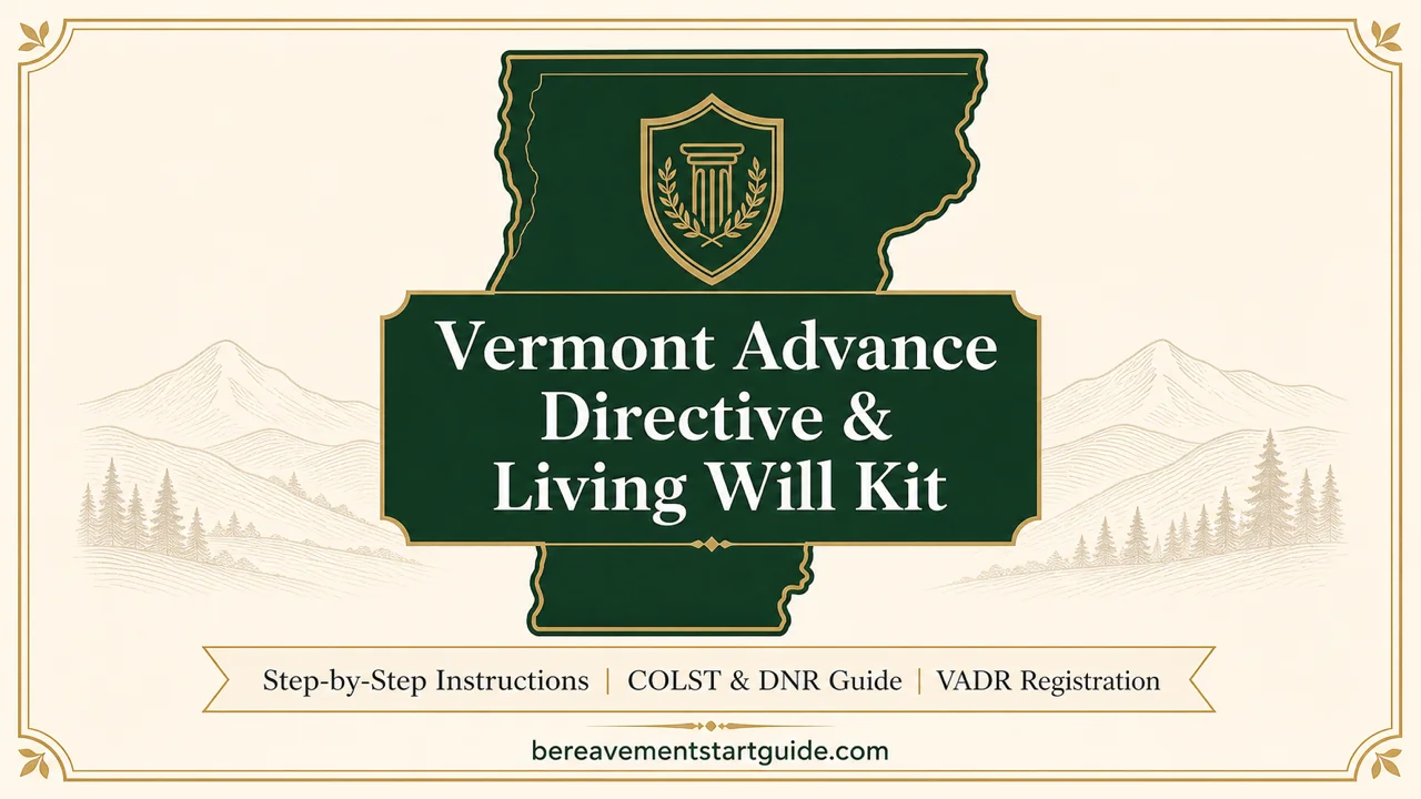 Vermont Advance Directive Kit — Your Wishes, Legally Locked In