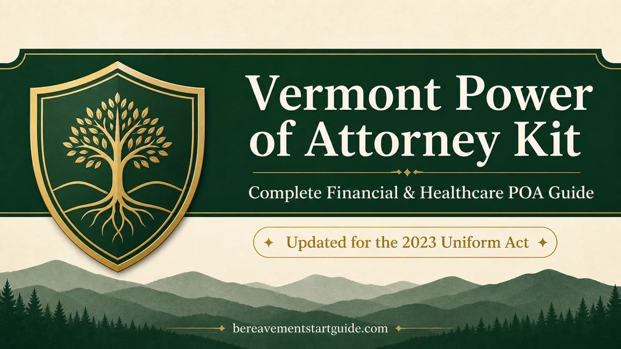 Vermont Power of Attorney Kit — Before the Bank Says No