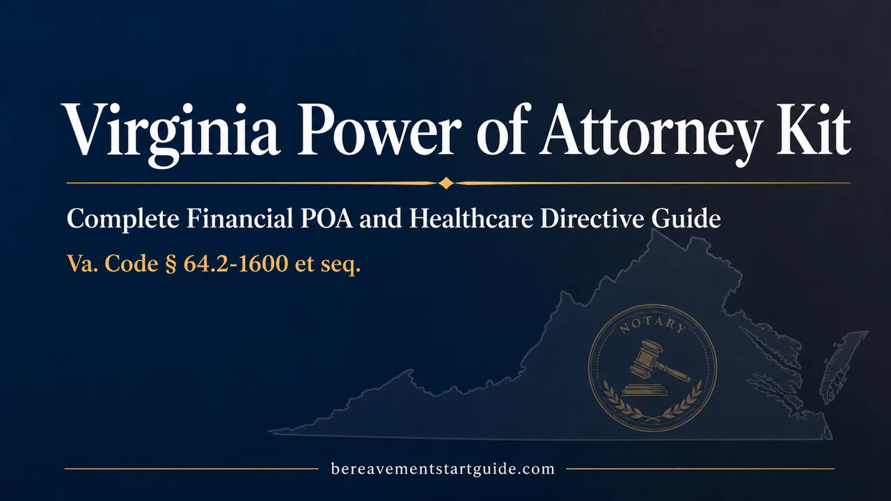 Virginia Power of Attorney Kit — Bank-Proof Your Family's Authority