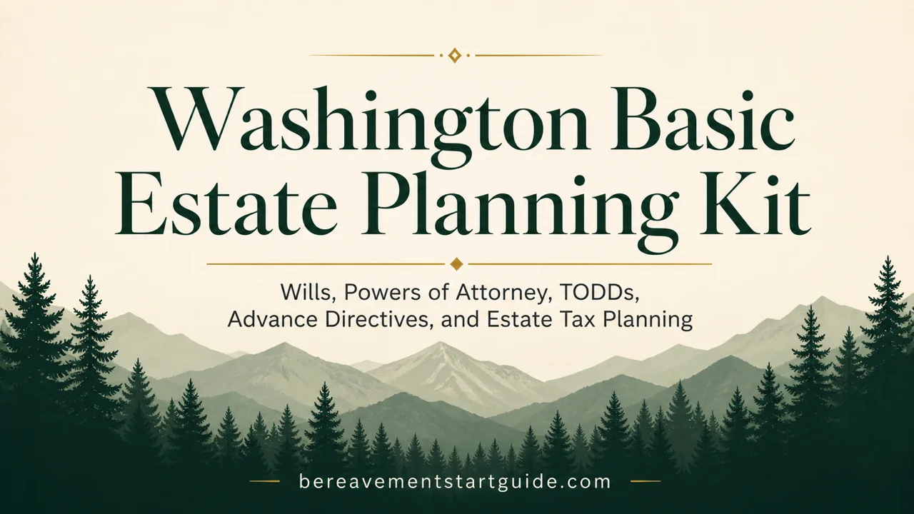 Washington Estate Planning Kit — Beat the $3M Tax Trap