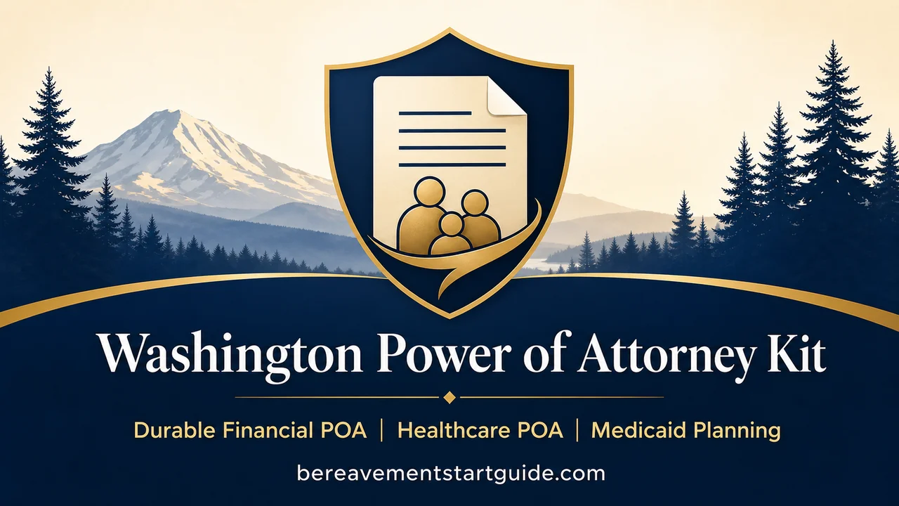 Washington Power of Attorney Kit — Durable POA, Healthcare, Medicaid