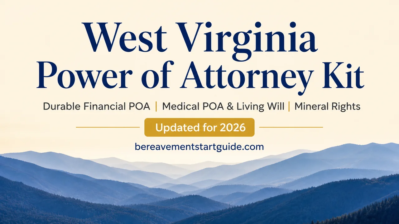 West Virginia Power of Attorney Kit — Mineral Rights Ready